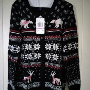NWT Black Holiday Sweater